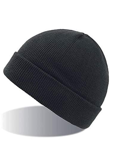 Image of Atlantis Wind Beanie With Turn Up Double Skin - Navy - OS