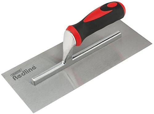 Image of Draper Redline 69146 280 mm Soft Grip Plastering Trowel , Red