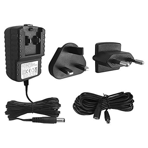 Image of The Big Cheese 9v Universal Mains Adapter and Extension Cable Kit for Mega-Sonic Cat Repeller and Mega-Sonic Fox Repeller, Black