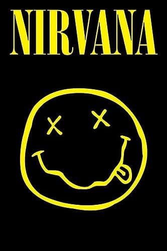 Image of Pyramid International Live Nation Nirvana Maxi Poster (Smiley Face Design) 61cm x 91.5cm - Official Merchandise