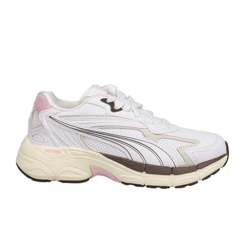 Image of PUMA Womens Teveris Nitro Preppy Lace Up Sneakers Shoes Casual - White, White, 7.5 UK