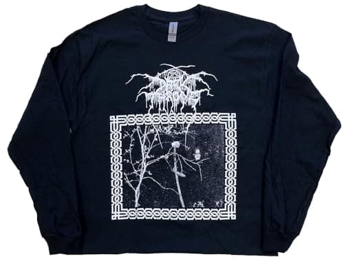 Image of Razamataz Darkthrone 'Under A Funeral Moon' (Black) Long Sleeve Shirt (as8, Alpha, m, Regular, Regular)