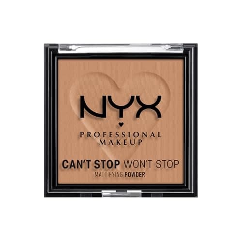 Image of NYX Professional Makeup Can't Stop Won't Stop Mattifying Lightweight Powder, Instant Looking Ultra Matte Skin, Long Lasting Graphic & Eye Looks, Ultra Matte Finish - Shade Caramel