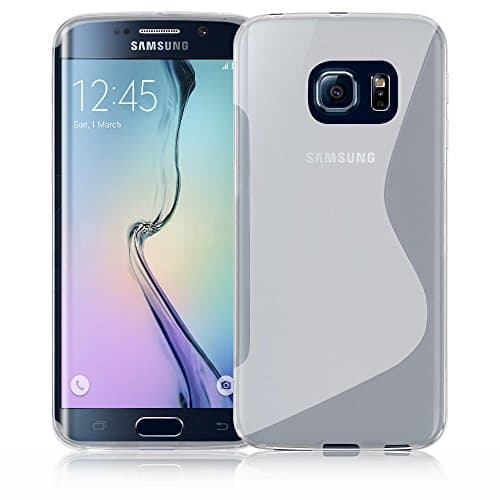 Image of KING OF FLASH Clear Premium S Line Wave Soft Silicone Fitted Case Cover For Samsung Galaxy S6 Edge GM925
