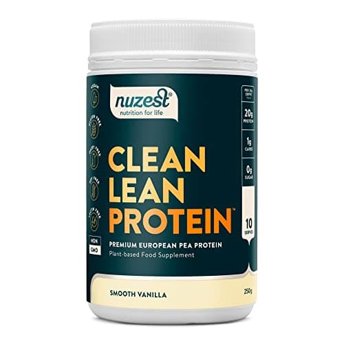 Image of Nuzest - Vegan Pea Protein Powder - Clean Lean Protein Smooth Vanilla - Plant-Based Low Calorie & Low Carb - Gluten Free - Dairy Free - 250g (10 Serving)