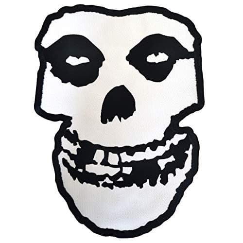 Image of C&D Visionary Misfits Skull Large Back Patch