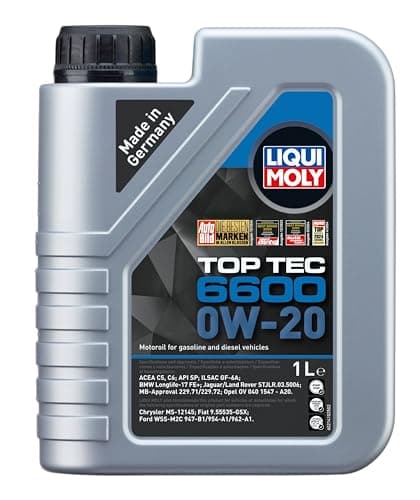 Image of LIQUI MOLY | Top Tec 6600 0W-20 | 1L | Engine Oils | Synthetic Technology | SKU: 21410