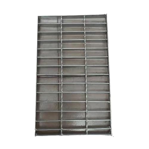 Image of Heavy Duty Galvanized Steel Trench Drain Grate for Concrete Driveways and Outdoor Drainage Systems(100x50x3cm)