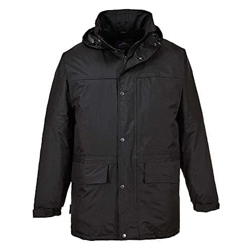 Image of Portwest Oban Fleece Lined Jacket, Size: XL, Colour: Black, S523BKRXL