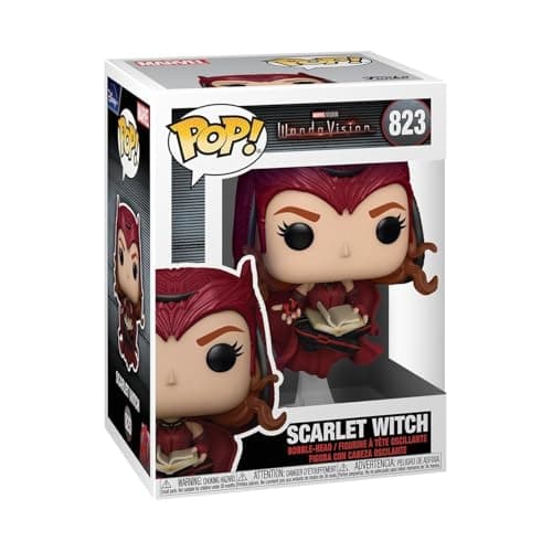 Image of Funko POP! Marvel: WandaVision – Scarlet Witch - Collectable Vinyl Figure - Gift Idea - Official Merchandise - Toys for Kids & Adults - TV Fans - Model Figure for Collectors and Display