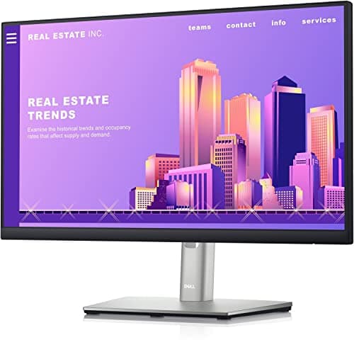 Image of Dell P2222H 21.5 Inch Full HD (1920x1080) Monitor, 60Hz, IPS, 5ms, 99% sRGB, DisplayPort, HDMI, VGA, 5x USB, Black (Renewed)