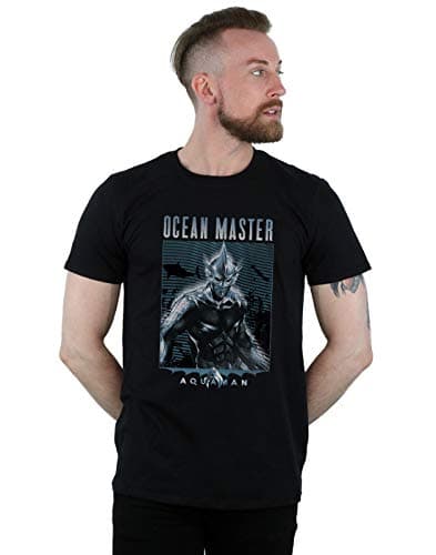 Image of DC Comics Men's Aquaman Ocean Master T-Shirt Black XXXX-Large