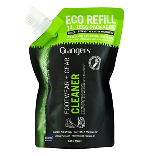 Image of Grangers Footwear + Gear Cleaner Eco Refill | 275ml | Powerful cleaning for all outdoor footwear and kit