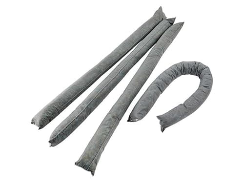 Image of Absorbent Socks, 1.2m x 8cm Spill Control Socks for Indoor/Outdoor Use (Pack of 4) (General Purpose)