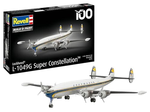 Image of Revell 03745 Lockheed L.1049G Super Constellation Lufthansa 1:144 Scale - Unbuilt/Unpainted Plastic Model Kit