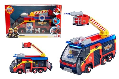 Image of Simba FIREMAN SAM JUPITER DELUXE playset for kids