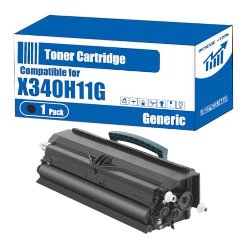 Image of Compatible for Lexmark X340H11G Toner Cartridge X340MFP X340N X342N X342NMFP Printers, High Yield 6000 Pages, Accurate Imaging Rich Colors (1 Pack Black)