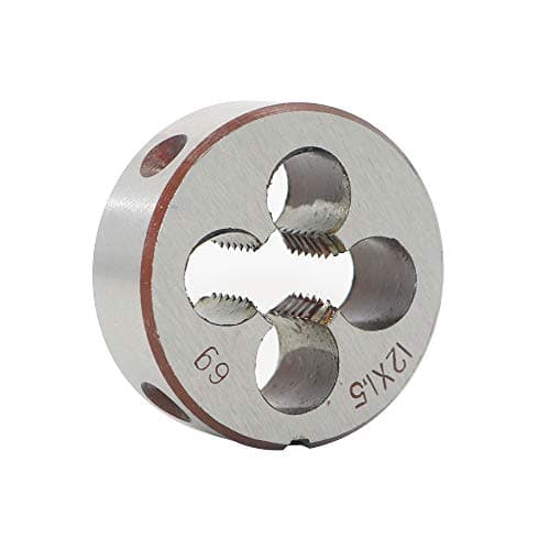 Image of HSS 12mm X 1.5 Metric Right Hand Round Die, Machine Thread Die M12 X 1.5mm Pitch for Mold Machining, Alloy Steel, It Can Process Steel, Cast Iron, Copper And Aluminum.