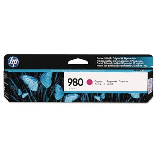 Image of HP D8J08A 980 Original Ink Cartridge, Magenta, Single Pack