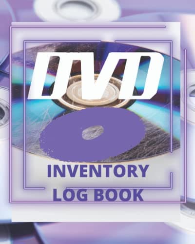 Image of DVD INVENTORY LOG BOOK: 8 X 10 Inches, 100 Pages