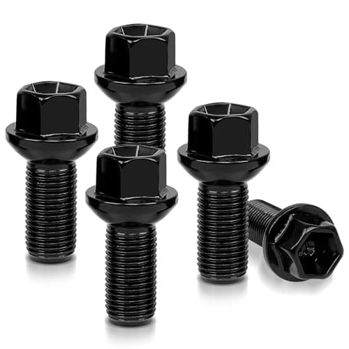 Image of 5PCS M14 x 1.5 Wheel Lug Bolts Nuts Replacement for Mercedes Benz 2003-2018 A B C E Class CLA CLS CLK GLA GLK ML350 GL350 GL450 R300L R350L SLC SLK SL - Replace 0009908307