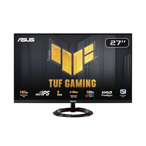 Image of ASUS TUF Gaming VG279Q3R Gaming Monitor – 27-inch, Full HD(1920x1080), 180Hz, Fast IPS, Extreme Low Motion Blur™, 1ms (GTG), FreeSync™, Variable Overdrive, 100% sRGB