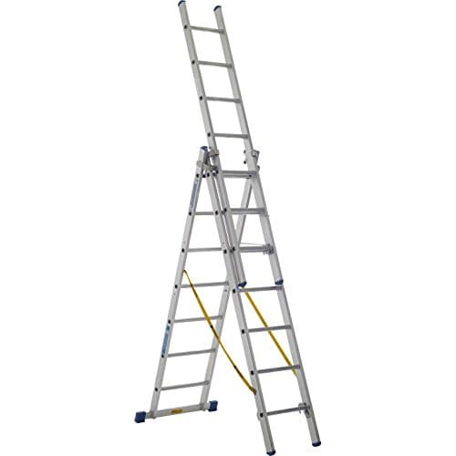 Image of Zarges Skymaster Trade Ladder 3-Part 3 x 7 Rungs ZAR41097