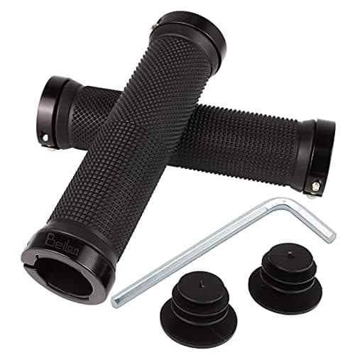 Image of BeiLan 1 pair Cycling Grips Bike Handlebar Grips Bicycle Aluminum Handle Grip Double Lock-On Anti-Slip for Mountain Bike Road Bike