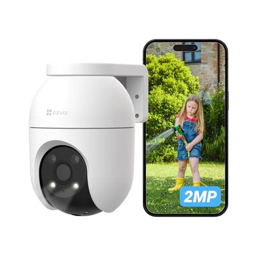 Image of EZVIZ C8c 2MP 360° Outdoor WiFi Surveillance Camera with Auto-Zoom Tracking, Human Shape Detection, Colour Night Vision, Two-Way Audio, IP65 Waterproof, Active Defense