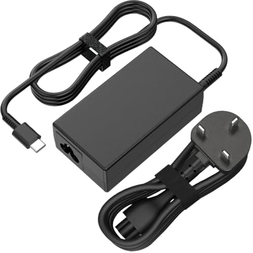 Image of SCOVEE 65W USB-C Adapter,Compatible HP Laptop Charger for HP EliteBook Elite Spectre X360 X2 830 1030 1040 Envy 11 13 14 15 ProBook 430 G7 G8 ChromeBook Pavilion,Compatible Type-C Fast Charger
