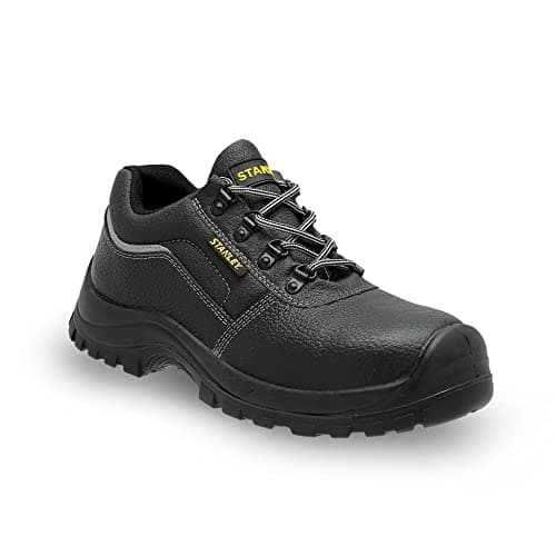 Image of STANLEY Carolina Men's Steel Toe, S3, Leather Work Safety Shoe, Black, UK8 (EU42)