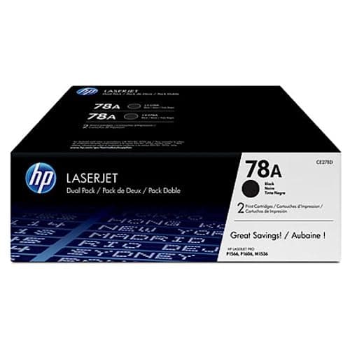 Image of HP CE278AD 78A Original LaserJet Toner Cartridges, Black, Multipack