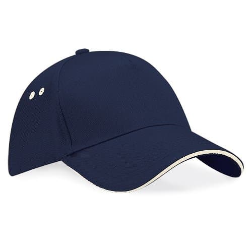 Image of Ultimate 5 panel contrast cap, unisex - Multicolour - One size