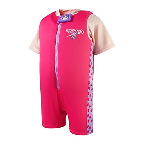 Image of Speedo Unisex-Baby Character Printed Buoyancy Vest | Flotation | Learn to Swim | Swimming Lessons Learn to Swim, Pink, 2-3