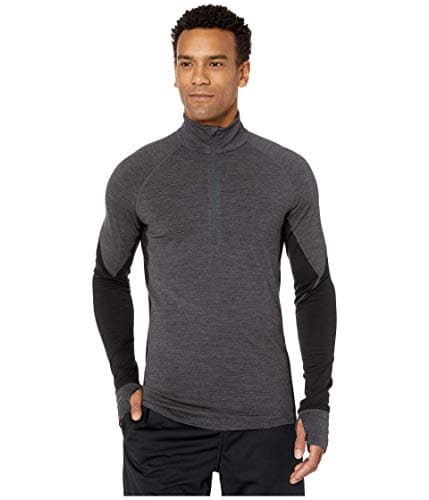 Image of Icebreaker 260 Zone LS Half-Zip Shirt Men jet heather/black Size L 2020 Underwear