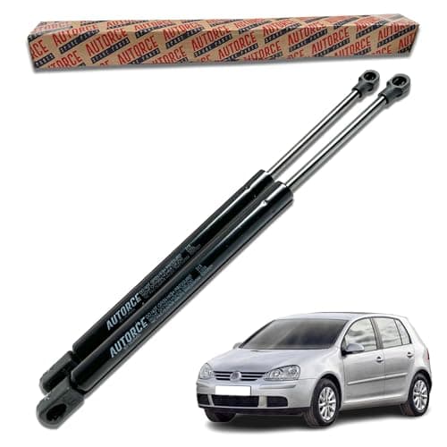 Image of AUTORCE 2 Pcs Rear Tailgate Boot Gas Struts Intended For Volkswagen Golf MK5 Hatchback 2003-2009 Lift Support Shock Absorber System 535 (N) 450 MM - 1K6827550