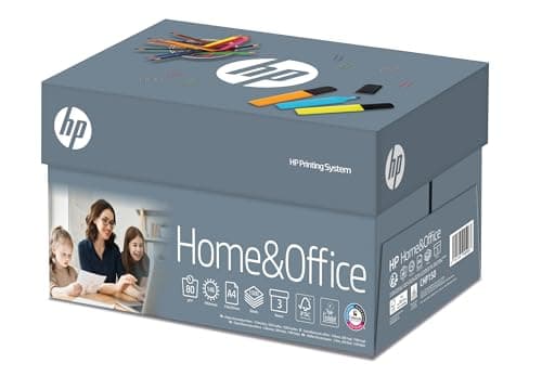 Image of HP Home and Office, White Copier Paper, TrioBox A4 80g, Box of 1500 Sheets (3x500)