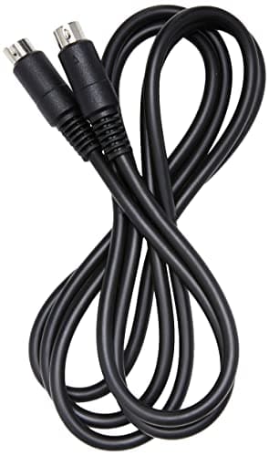 Image of Pro Signal PSG00150 6 Pin Mini-DIN (PS/2) Plug to Plug Lead, 1.5m, Black