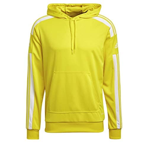 Image of adidas Men's Squadra 21 Hoodie Team Yellow/White, XL