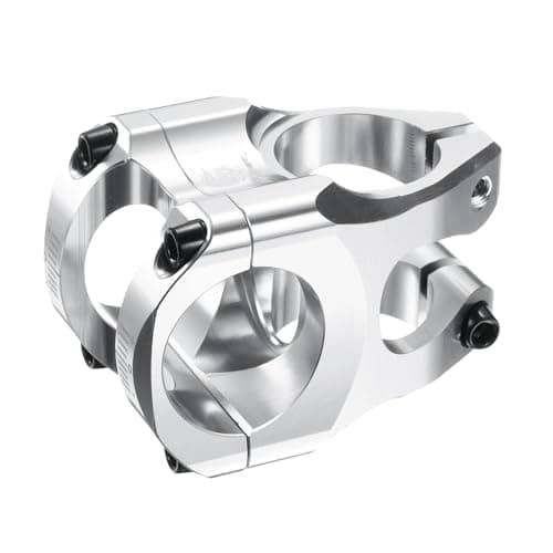 Image of sourcing map 31.8mm Bike Stem 35mm Aluminum Alloy Bicycle Handlebar Stem for Mountain Road Bike BMX MTB Cycling, Silver