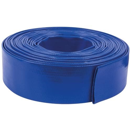 Image of SIP 1.5" 10m Layflat Delivery Hose, PVC Water Pump Discharge Hose for Irrigation & Drainage
