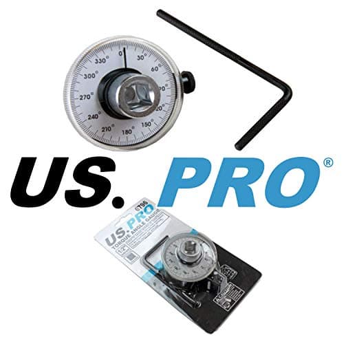 Image of US PRO Torque Angle Gauge 1/2" Drive Square New Angular Wrench 6796