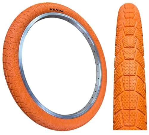 Image of Kenda Krackpot ORANGE 20 x 1.95 BMX/Mountain Bike Tyre K-90
