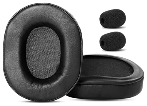 Image of Khan Aimo 7.1 Surround Earpads Replacement for Roccat Khan Aimo 7.1 Surround Gaming Headset Ear cushions with Protein Leather and Memory foam