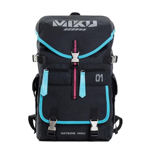 Image of ZGTMSZ Hiking Backpack Collaboration Series for Hatsune Miku, 22L Camping Essentials Gear Daypack for Women & Men