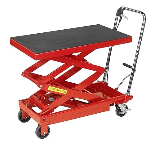 Image of Sealey Hpt400H Hydraulic Platform Truck 400Kg High Lift