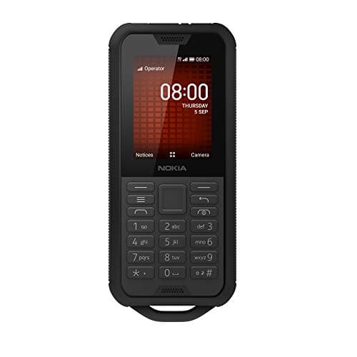 Image of Nokia 800 Tough 2.4 Inch 4G UK SIM-Free Feature Phone with Google Assistant (Single-SIM) - Black