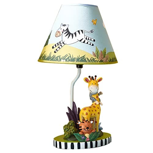 Image of Fantasy Fields - Kids Table Lamp Bedside Light - Sunny Safari - Child Friendly Water-based Paint