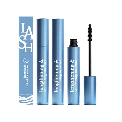 Image of Black Volumizing Curl Mascara, Lengthening & Volumizing Eyelash Growth Serum for Thinning Lashes and Sensitive Eyes Mature Women, Long-Lasting Effect (1)