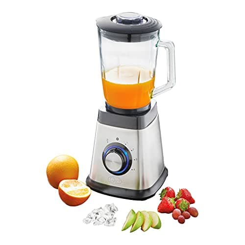 Image of Quest 36919 1.5L High Speed Blender Smoothie Maker and Grinder / 4 Speed Settings/Heavy Duty & Powerful 21000 RPM Motor / 6 Stainless Steel Blades/Blend Fruits, Veg and Ice/Grind Nuts